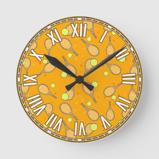 Horloge Ronde Conception de tennis (Recto)