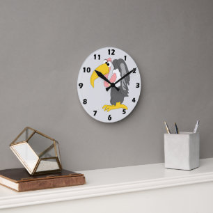 Horloge Ronde Conception de vautour