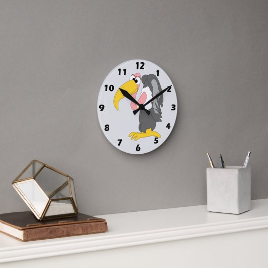 Horloge Ronde Conception de vautour (Bureau)