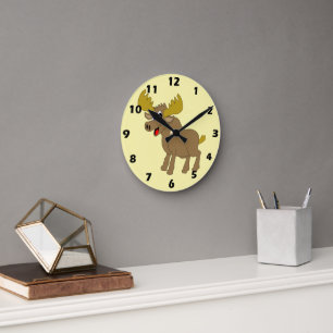 Horloge Ronde Conception d'élan