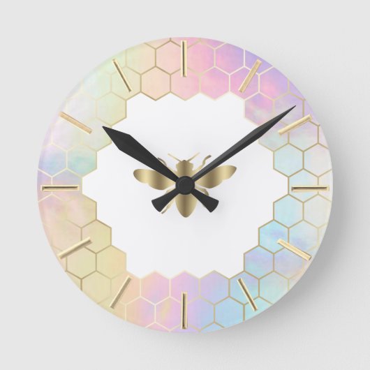 Horloge Ronde conception des abeilles (Recto)