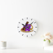 Horloge Ronde Conception des dés de série (Maison)