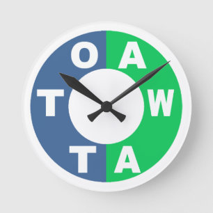 Horloge Ronde CONCEPTION D'Horloge Mur Acrylique OTTAWA