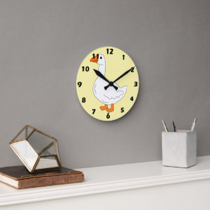 Horloge Ronde Conception d'oie