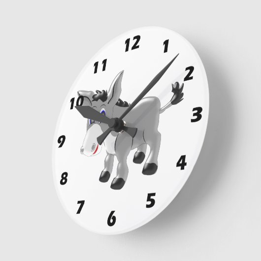Horloge Ronde Conception Donkey (Angle)