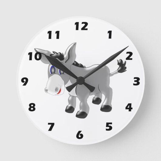 Horloge Ronde Conception Donkey (Recto)