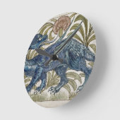 Horloge Ronde Conception "Dragon" pour une dalle (avec papier) (Angle)