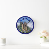 Horloge Ronde Conception du château Princess Clock (Maison)