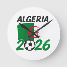 Conception d'un fan de football algérien 2026 avec