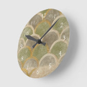 Horloge Ronde Conception en pierre de tuile de Chariklia Zarris (Angle)