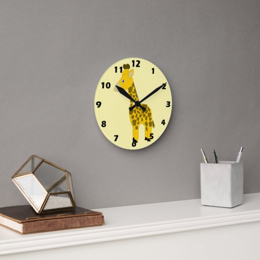 Horloge Ronde Conception Girafe (Bureau)
