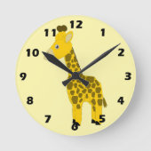 Horloge Ronde Conception Girafe (Recto)