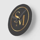 Horloge Ronde Conception moderne minimale SM (Angle)