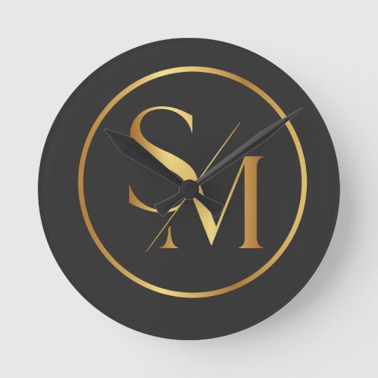 Horloge Ronde Conception moderne minimale SM (Recto)