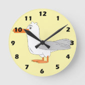 Horloge Ronde Conception Mouette (Recto)