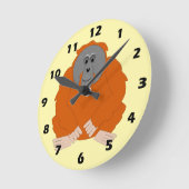 Horloge Ronde Conception Orang-outan (Angle)