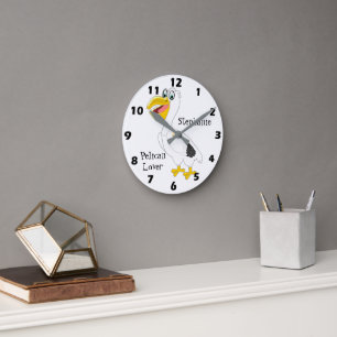 Horloge Ronde Conception pelican