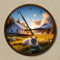 Conception personnalisée de l'horloge Cabine de mo
