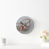 Horloge Ronde Conception personnalisée du plateau de basket-ball (Maison)