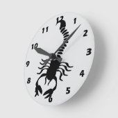 Horloge Ronde Conception Scorpion (Angle)