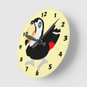 Horloge Ronde Conception Toucan (Angle)