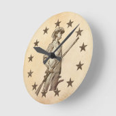 Horloge Ronde Concord Minuteman (Angle)