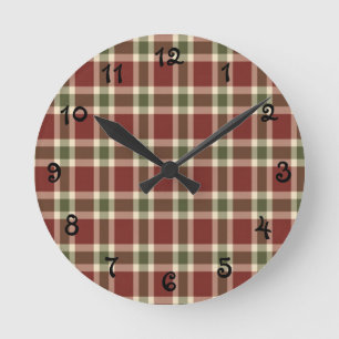 Horloge Ronde congé de noël
