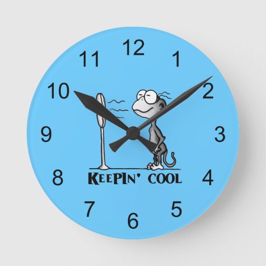 Horloge Ronde Conservation du singe frais (Recto)