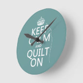 Horloge Ronde Conserver le calme et la surface inclinée - dispon (Angle)