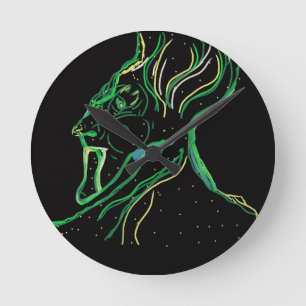 Horloge Ronde Constellation Majestueuse