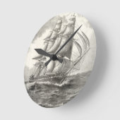 Horloge Ronde Constitution américaine (Angle)