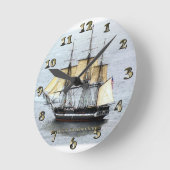 Horloge Ronde Constitution d'USS au plein masque (Angle)