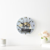 Horloge Ronde Constitution d'USS au plein masque (Maison)