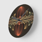 Horloge Ronde Construction d'Imaginaires Art Fractal Abstrait br (Angle)