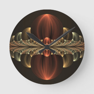 Horloge Ronde Construction d'Imaginaires Art Fractal Abstrait br