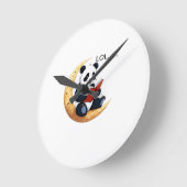 Horloge Ronde Contes sur la Lune avec Panda (Angle)