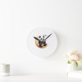Horloge Ronde Contes sur la Lune avec Panda (Maison)