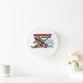 Horloge Ronde Cookie à bord (Maison)