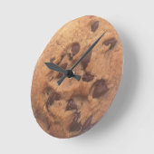 Horloge Ronde Cookie à chips au chocolat (Angle)