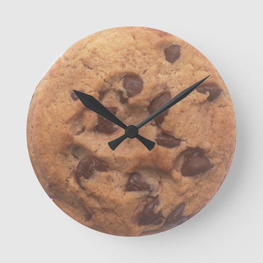 Horloge Ronde Cookie à chips au chocolat (Recto)