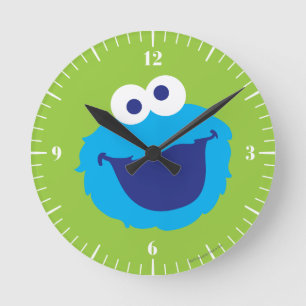 Horloge Ronde Cookie Monster Face