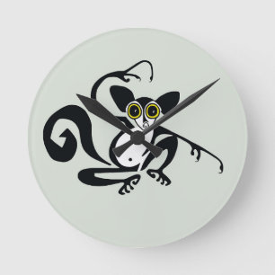 Horloge Ronde Cool AYE-AYE - Faune - Primate - Madagascar
