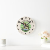 Horloge Ronde cool plutôt que de pêcher ajouter du texte (Maison)