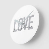 Horloge Ronde Cool, simple, design moderne Love Pennsylvania (Angle)