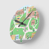 Horloge Ronde Cool sur campus (Angle)