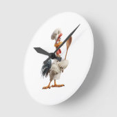 Horloge Ronde Coq (Angle)