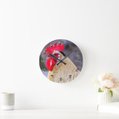 Horloge Ronde Coq avec Cockscomb (Maison)