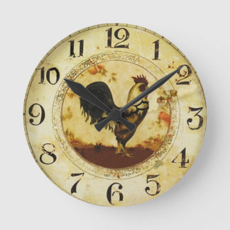 Horloge Ronde Coq vintage