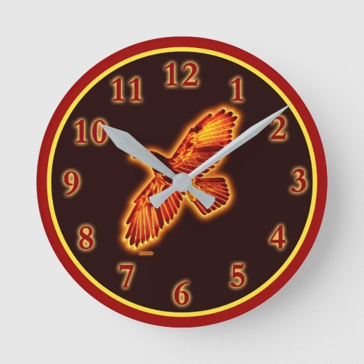 Horloge Ronde Corbeau (Recto)