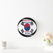 Horloge Ronde Corée du Sud Hakuna Matata Art Imprimer/Graphique (Maison)